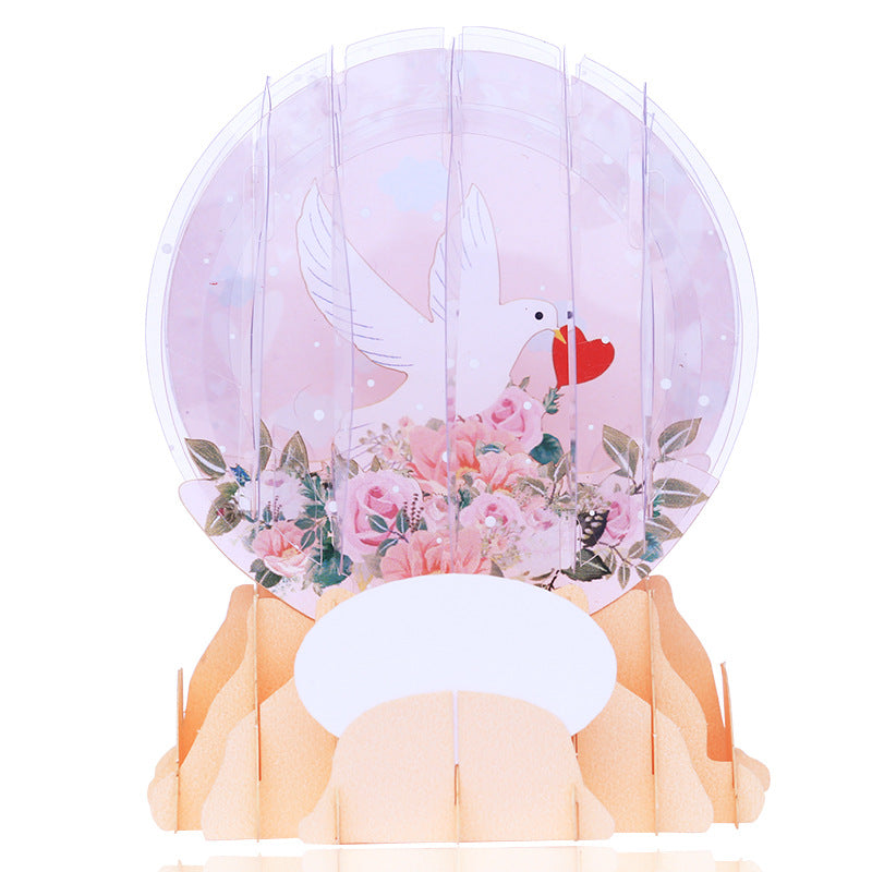 Sphere Pop Up Card | Christmas Card | 3D Card | Birthday Card | Greeting Card | 5 Styles