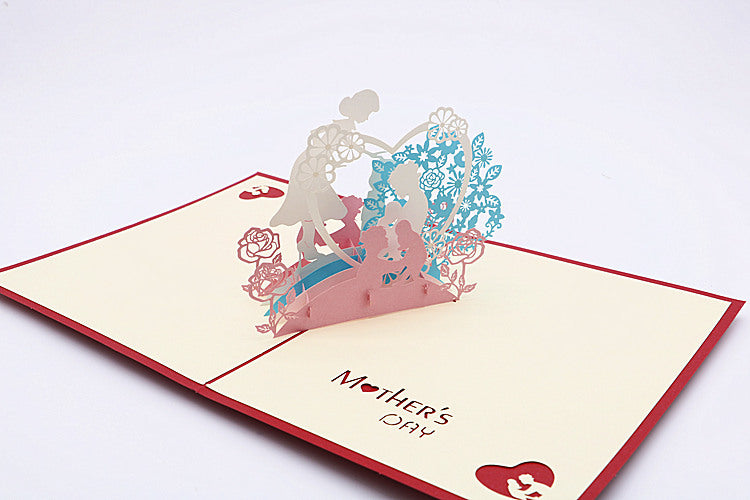 Mother's Day Pop Up Card - Q&T 3D Cards and Envelopes