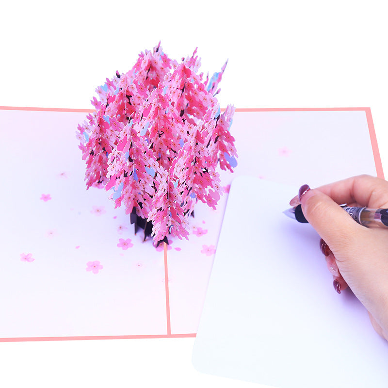 Blossom Cherry Tree Pop Up Card | Mothers Day | Valentines Day | Wedding | Sakura | 3D Card | 2 Styles