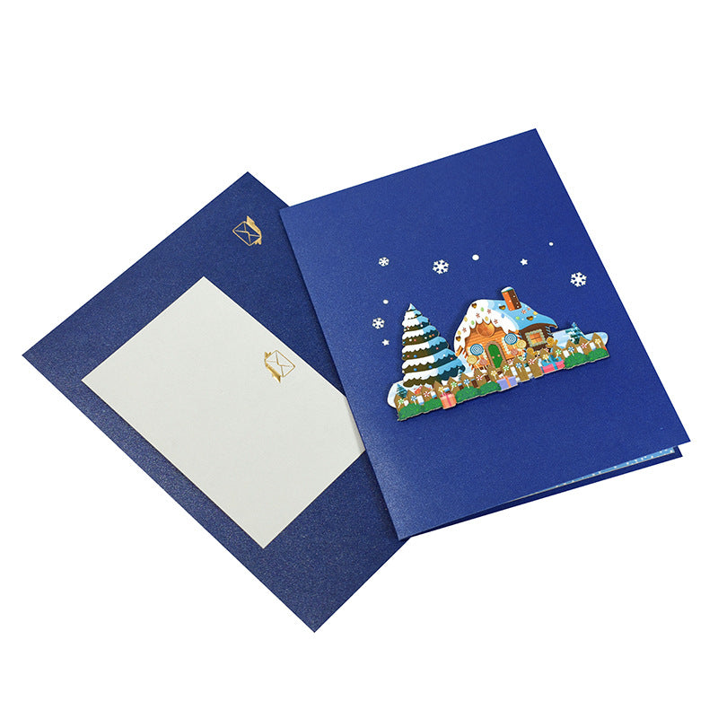 Christmas Pop Up Card | Gingerbread Hut | 3D Card | Xmas | Gift | Greeting Card
