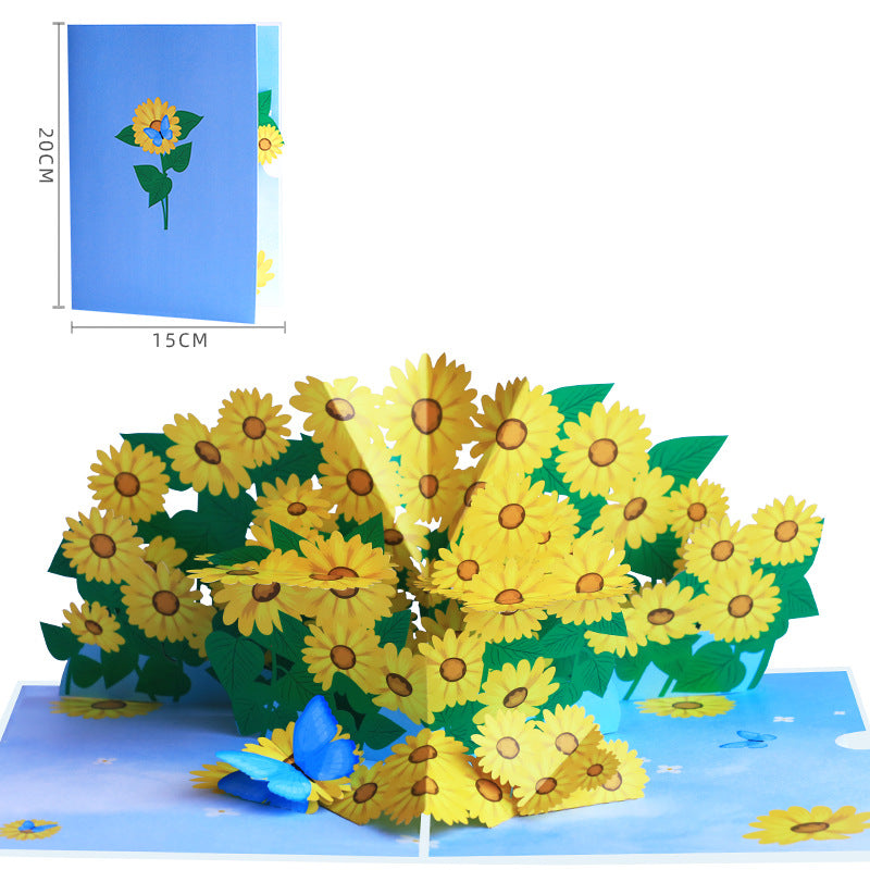 Sunflower Pop Up Card - 2 Styles