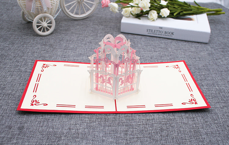 Magic Carousel Pop Up Card