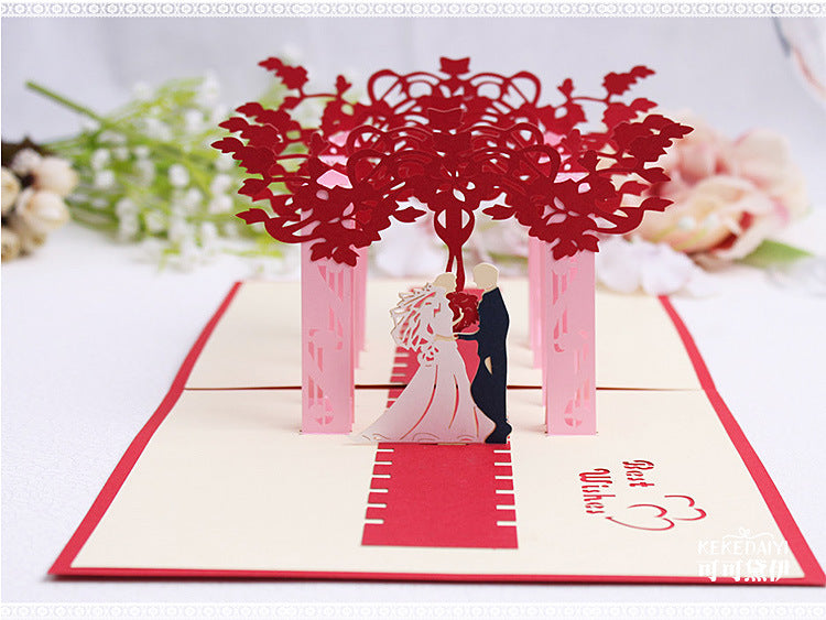 Wedding Pop Up Card