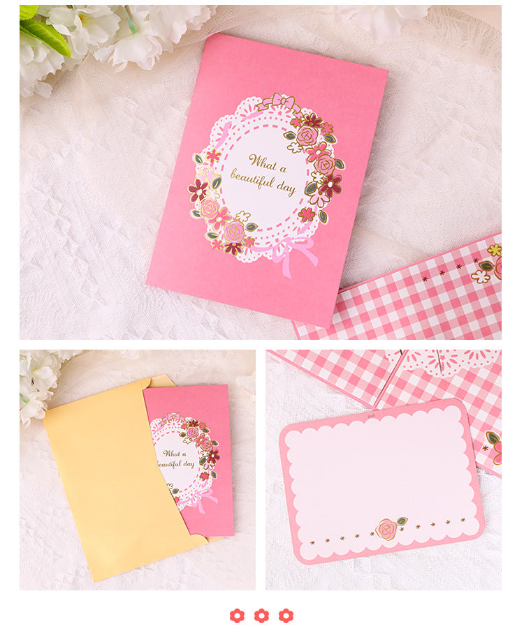 Basket Full Of Roses Pop Up Card - Q&T 3D Cards and Envelopes