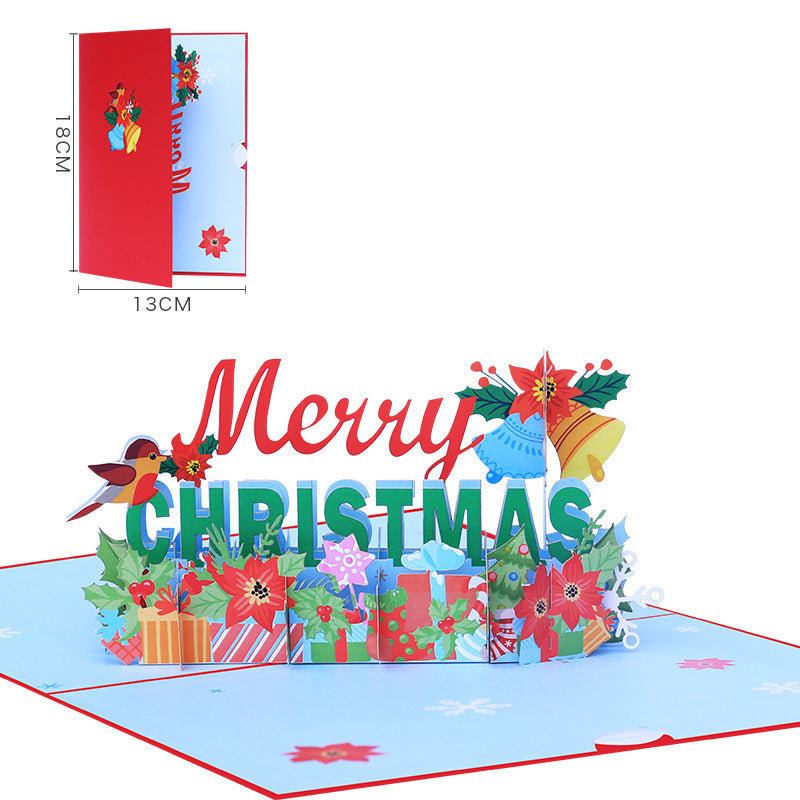 Christmas Pop Up Card | 3D Greeting Card | 2 Styles