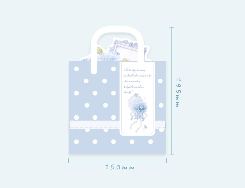 Especially For You Blue Flower Basket Pop Up Card