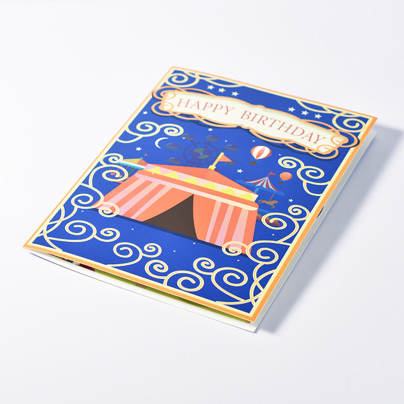 Birthday Pop Up Card | 3D Card | Greeting Card | Gift | Theme Park | Circus