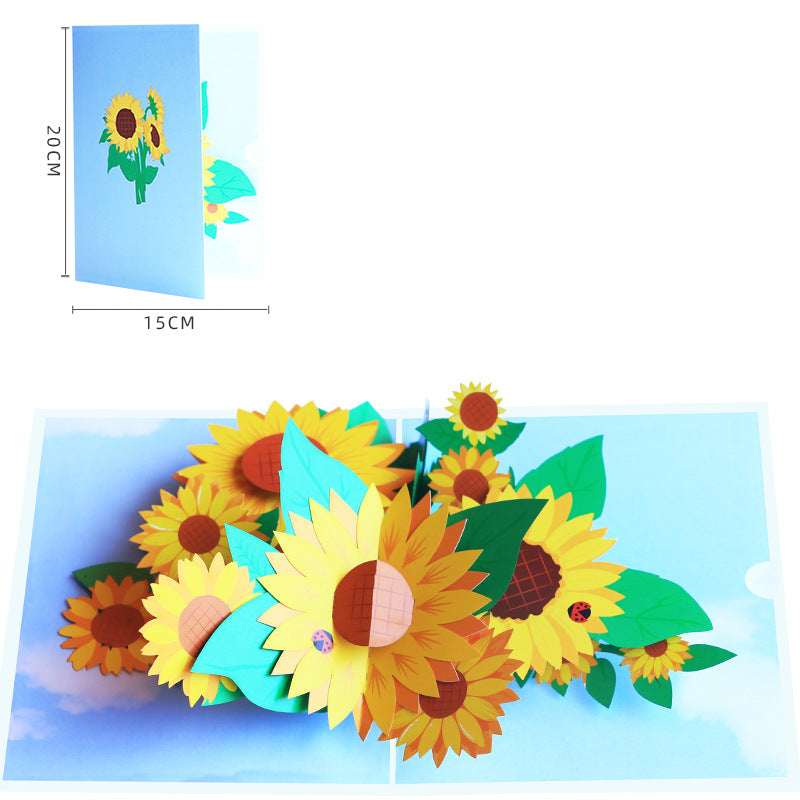 Sunflower Pop Up Card - 2 Styles