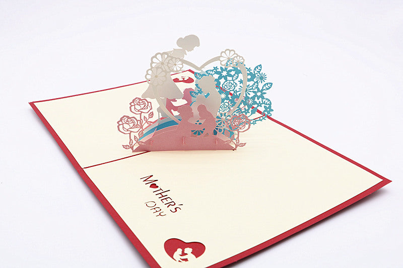 Mother's Day Pop Up Card - Q&T 3D Cards and Envelopes