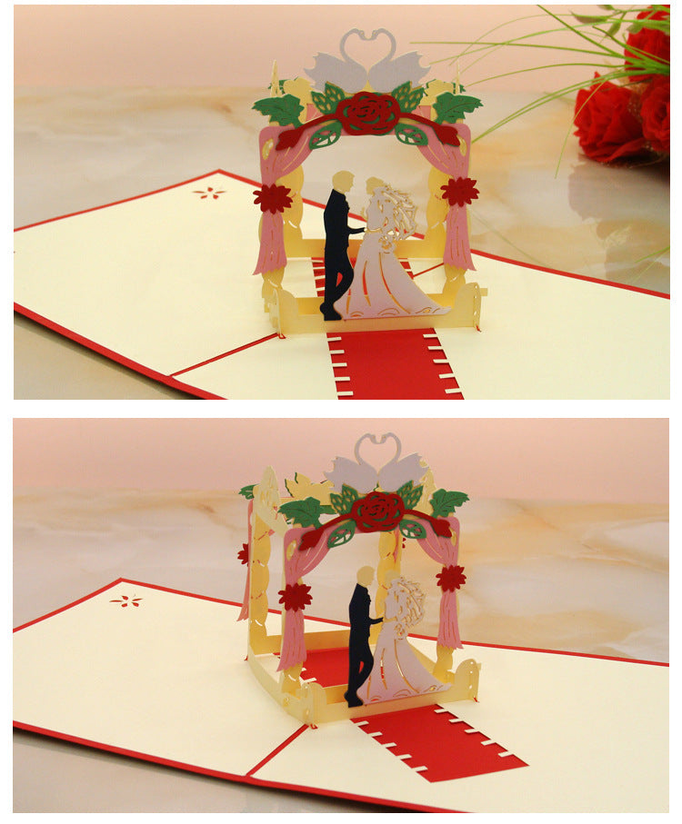 Wedding Pop Up Card | 3D Card | Gift | In Love | YES
