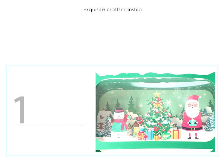 Christmas Tunnel Card - Bottle Shape - Q&T 3D Cards and Envelopes