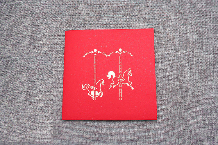 Magic Carousel Pop Up Card