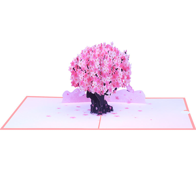 Blossom Cherry Tree Pop Up Card | Mothers Day | Valentines Day | Wedding | Sakura | 3D Card | 2 Styles