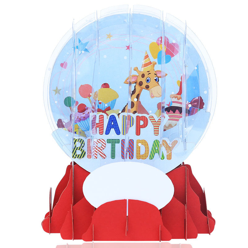 Sphere Pop Up Card | Christmas Card | 3D Card | Birthday Card | Greeting Card | 5 Styles