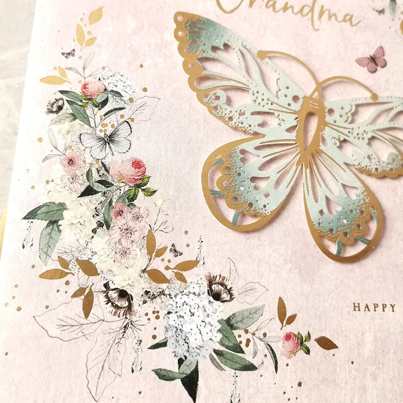 Birthday Card for Grandma - Butterfly