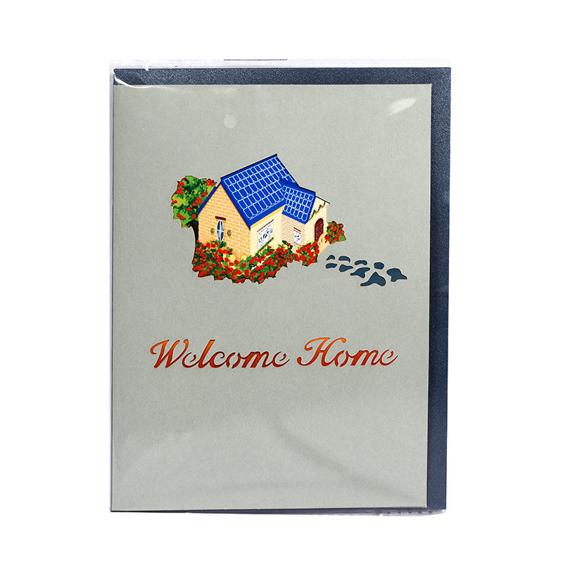 Welcome Home Pop Up Card | 3D Card | House Warming Gift