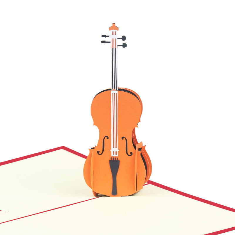 Violin Pop Up Card | Strings | 3D Card | Greeting Card | Music | Orchestra | Birthday | Gift