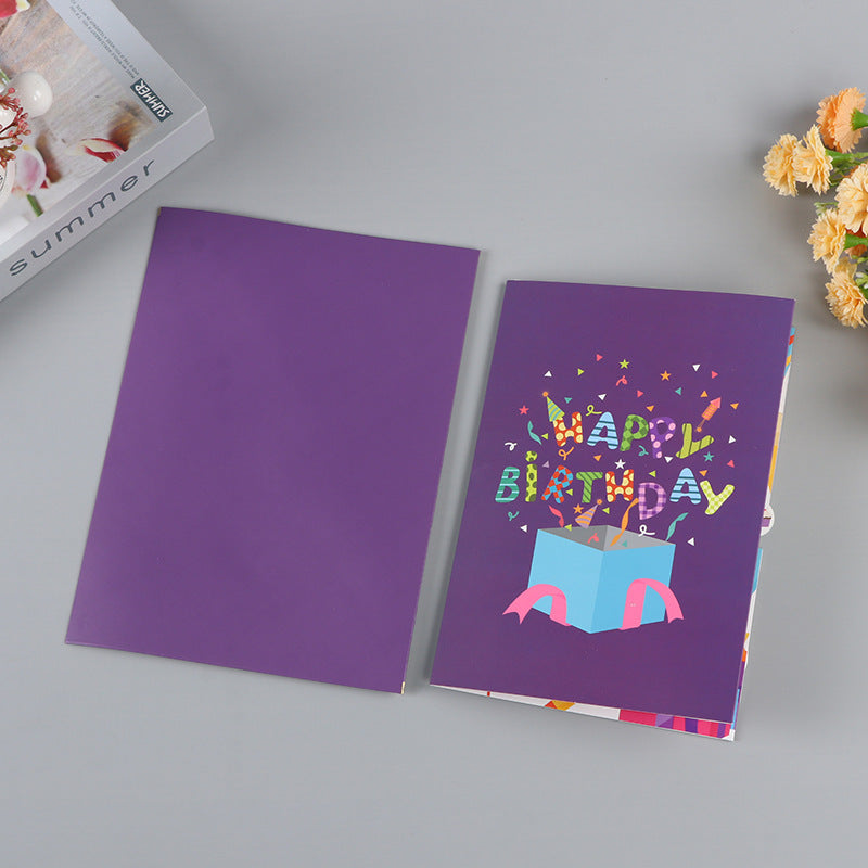 Colourful Birthday Pop Up Card, 3D Card