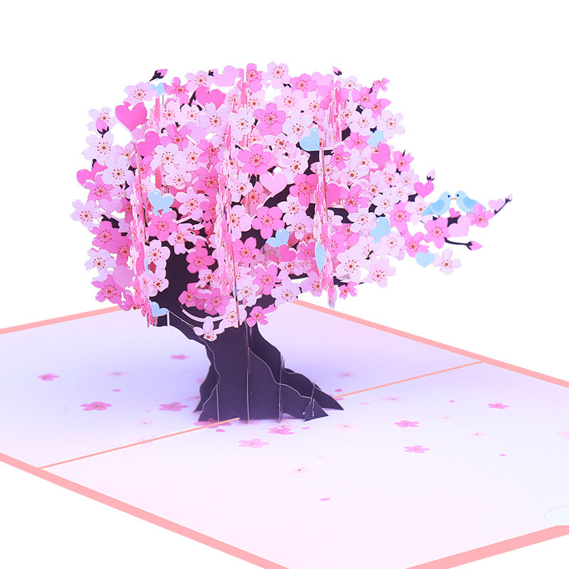 Blossom Cherry Tree Pop Up Card | Mothers Day | Valentines Day | Wedding | Sakura | 3D Card | 2 Styles