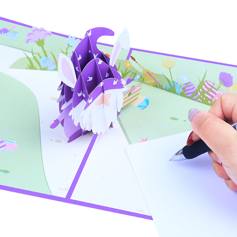 Easter Pop Up Card | Easter Bunny | Wizard | 3D Card | Funny | Greeting Card | 2 Styles