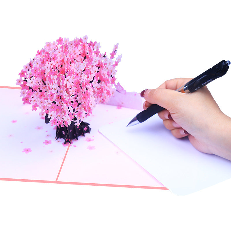 Blossom Cherry Tree Pop Up Card | Mothers Day | Valentines Day | Wedding | Sakura | 3D Card | 2 Styles