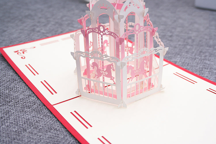 Magic Carousel Pop Up Card