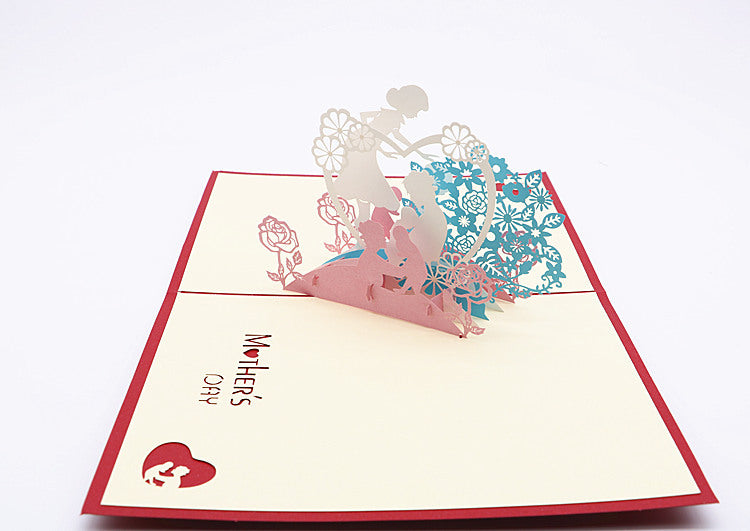 Mother's Day Pop Up Card - Q&T 3D Cards and Envelopes