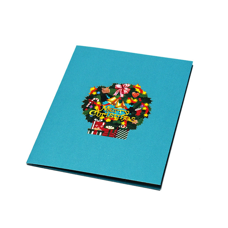Christmas Wreath Pop Up Card
