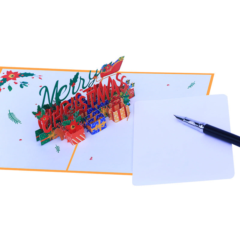 Christmas Pop Up Card | 3D Greeting Card | 2 Styles