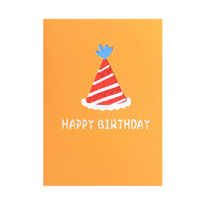 Funny Birthday Pop Up Card with Cat | 3D Card | Birthday Card | Black Cat | Party | Colourful Greeting Card