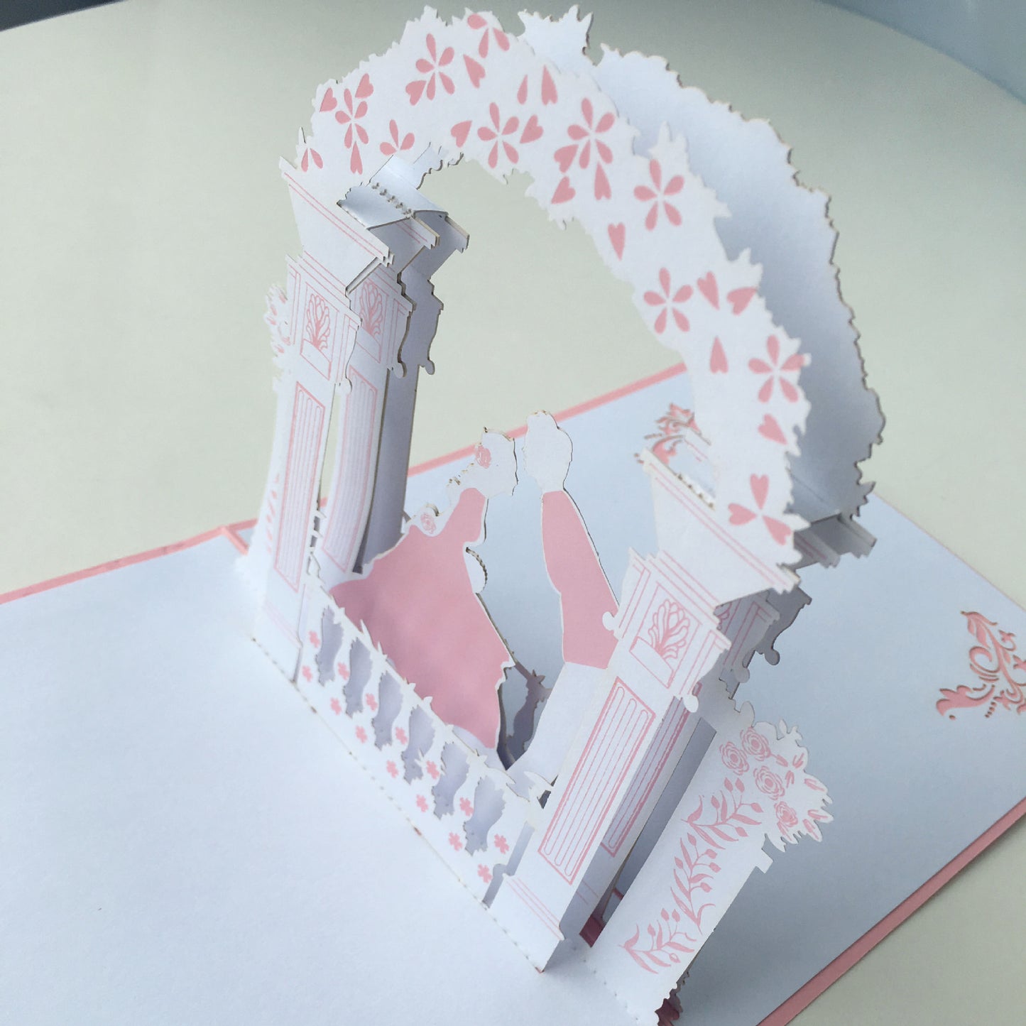 Romeo and Juliet Theme Pop Up Card
