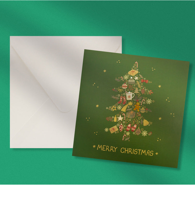 Green Christmas Tree Pop Up Card