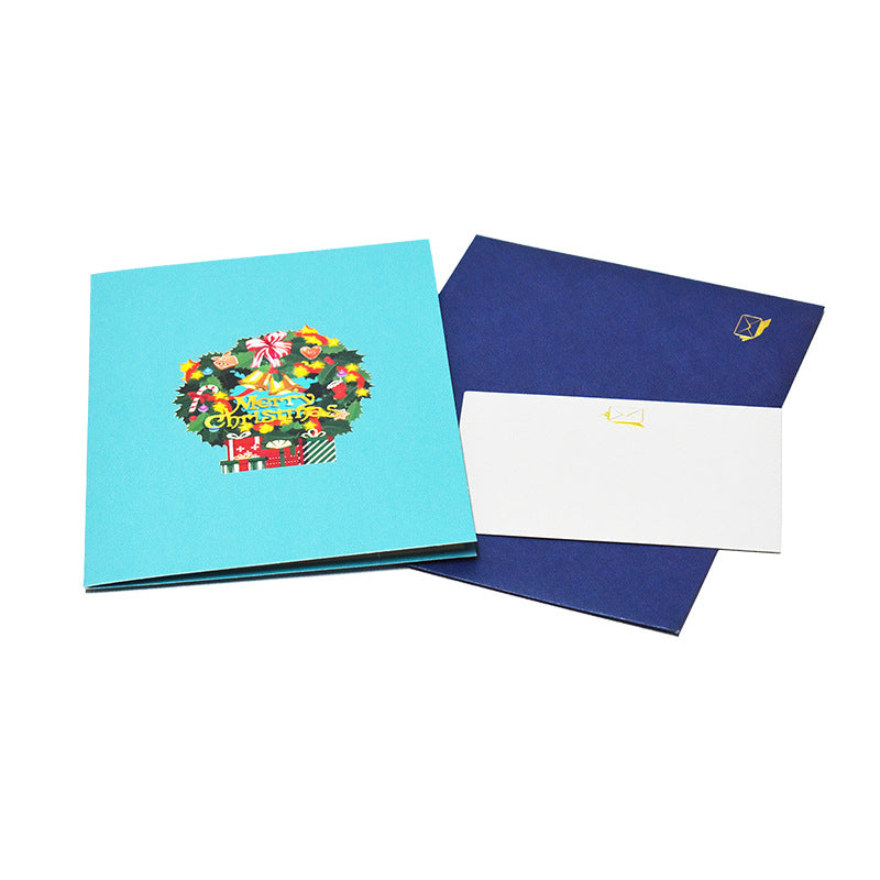 Christmas Wreath Pop Up Card