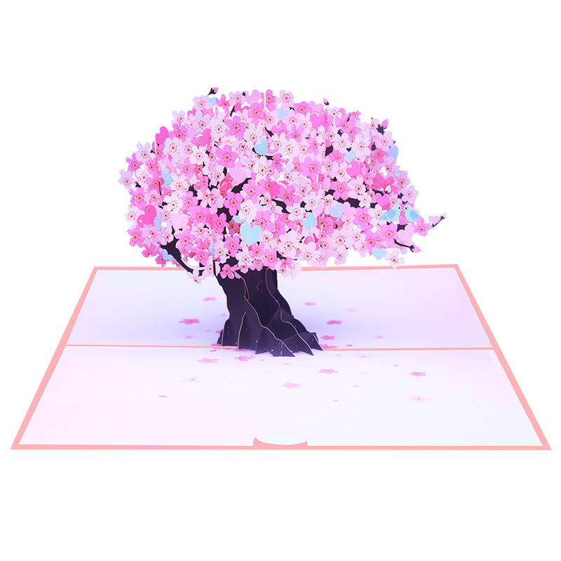 Blossom Cherry Tree Pop Up Card | Mothers Day | Valentines Day | Wedding | Sakura | 3D Card | 2 Styles