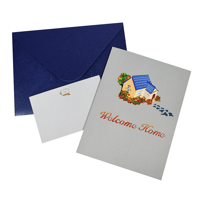 Welcome Home Pop Up Card | 3D Card | House Warming Gift