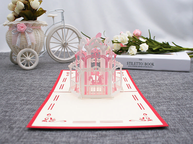 Magic Carousel Pop Up Card