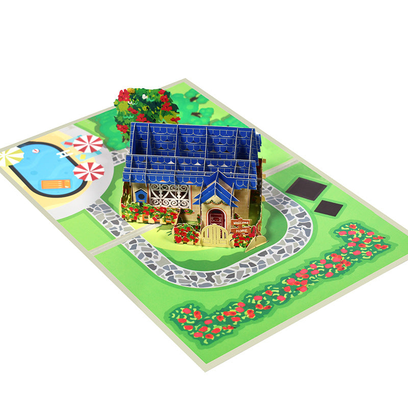 Welcome Home Pop Up Card | 3D Card | House Warming Gift