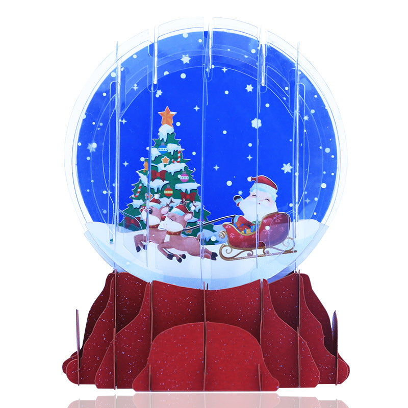 Sphere Pop Up Card | Christmas Card | 3D Card | Birthday Card | Greeting Card | 5 Styles