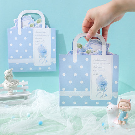 Especially For You Blue Flower Basket Pop Up Card