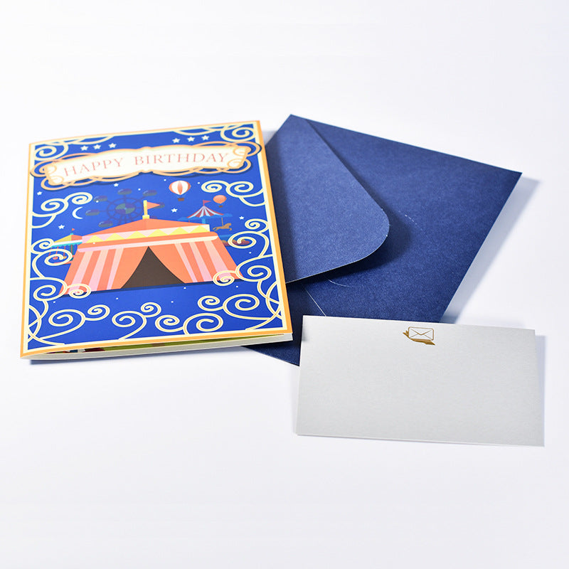 Birthday Pop Up Card | 3D Card | Greeting Card | Gift | Theme Park | Circus