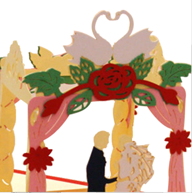 Wedding Pop Up Card | 3D Card | Gift | In Love | YES