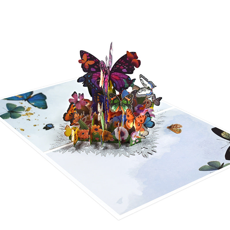 Butterflies in the Garden Pop Up Card | 3D Card | Greeting Card | Birthday | Gift