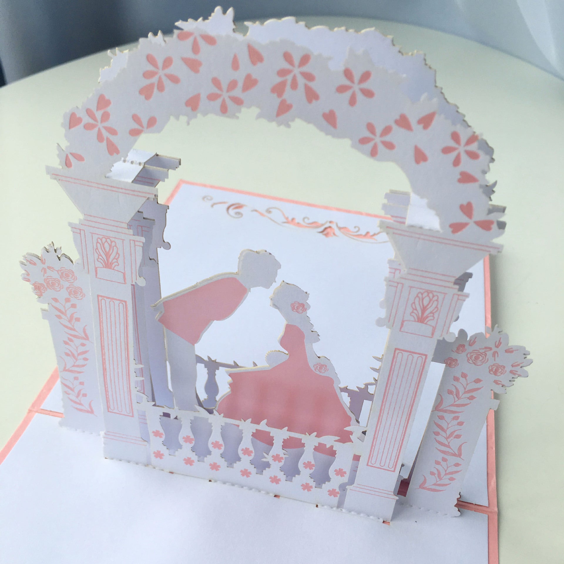 Romeo and Juliet Theme Pop Up Card