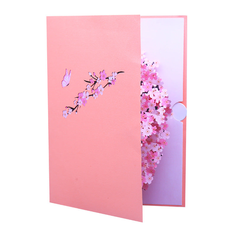 Blossom Cherry Tree Pop Up Card | Mothers Day | Valentines Day | Wedding | Sakura | 3D Card | 2 Styles
