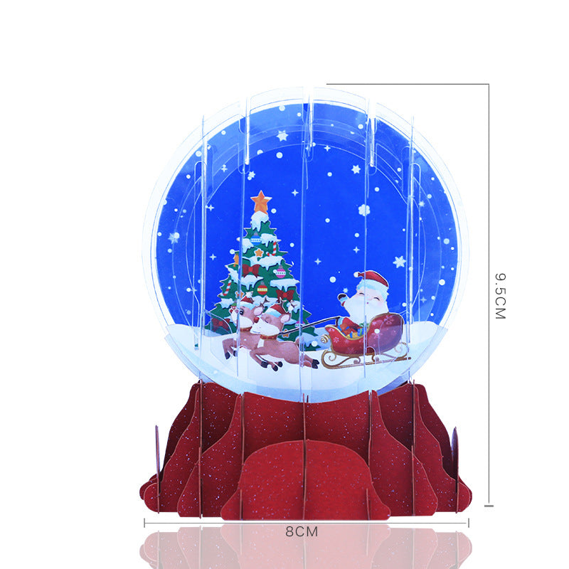 Sphere Pop Up Card | Christmas Card | 3D Card | Birthday Card | Greeting Card | 5 Styles