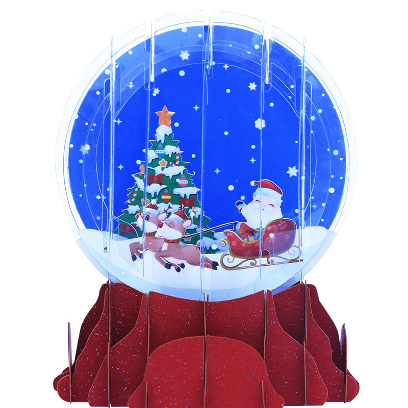 Sphere Pop Up Card | Christmas Card | 3D Card | Birthday Card | Greeting Card | 5 Styles