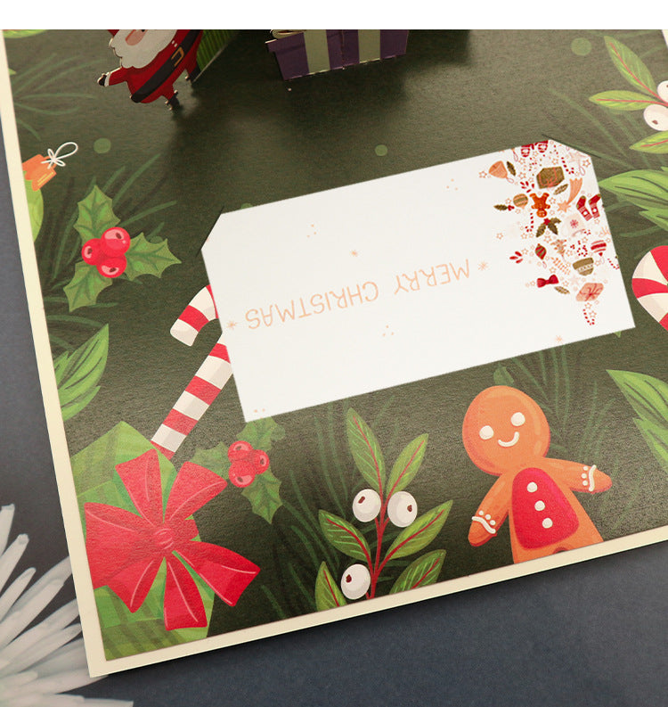 Green Christmas Tree Pop Up Card