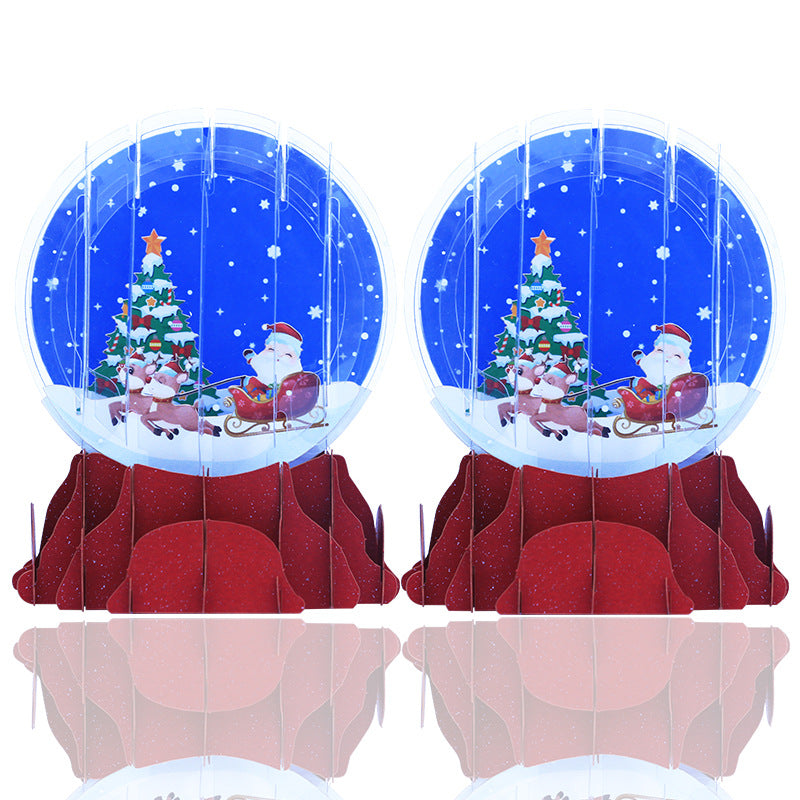 Sphere Pop Up Card | Christmas Card | 3D Card | Birthday Card | Greeting Card | 5 Styles