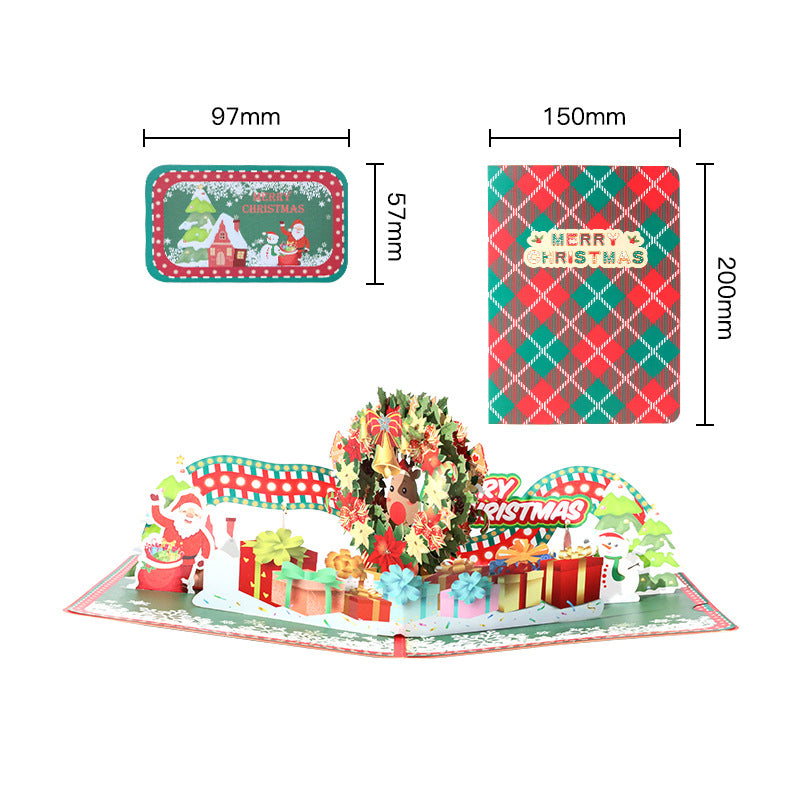 Beautiful Pop Up Christmas Card | Xmas Gift | 3D Card