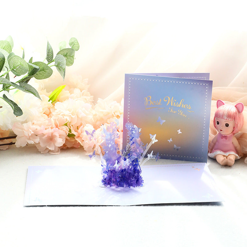 Butterflies in the Garden Pop Up Card